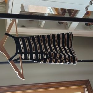 Striped cropped tank